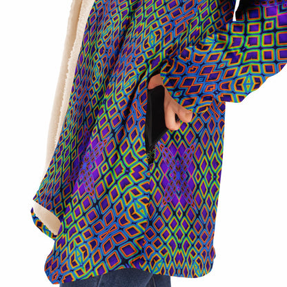 "Cymatic Surge" HOODED CLOAK