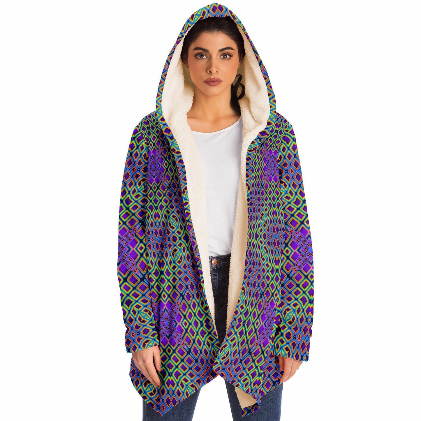 "Cymatic Surge" HOODED CLOAK