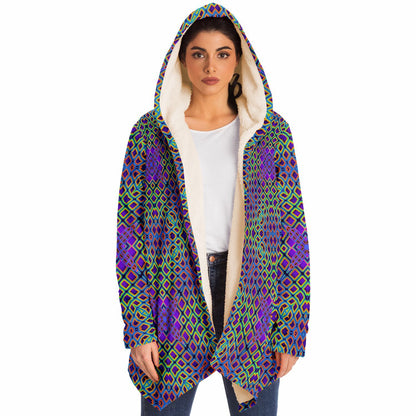 "Cymatic Surge" HOODED CLOAK