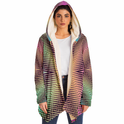 "Morphing Cycles Beach" HOODED CLOAK