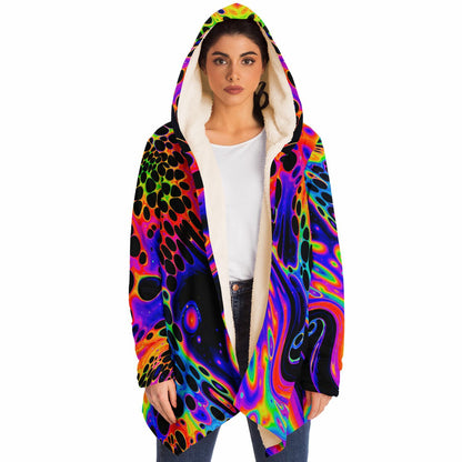 "Auroric Spill" HOODED CLOAK