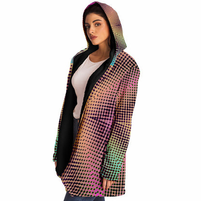"Morphing Cycles Beach" HOODED CLOAK