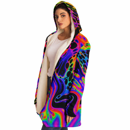 "Auroric Spill" HOODED CLOAK