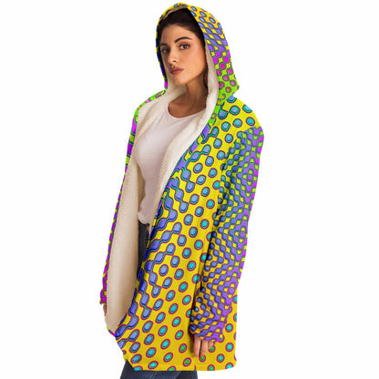 "Morphing Cycles Yellow" HOODED CLOAK