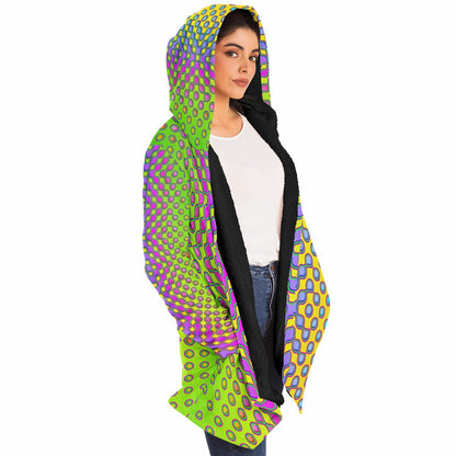 "Morphing Cycles Yellow" HOODED CLOAK