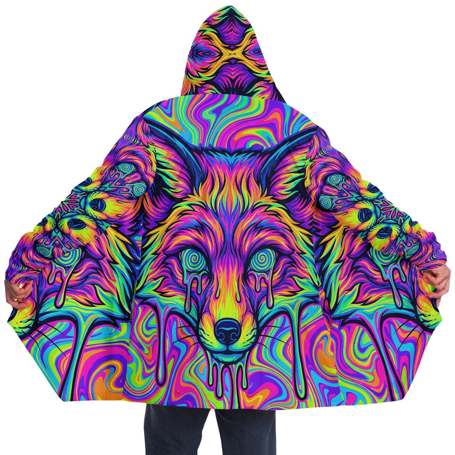 "Fox Hole" HOODED CLOAK