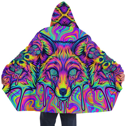 "Fox Hole" HOODED CLOAK
