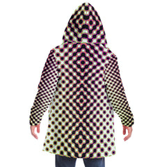 "Morphing Cycles White" HOODED CLOAK