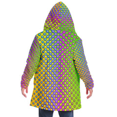 "Morphing Cycles Yellow" HOODED CLOAK