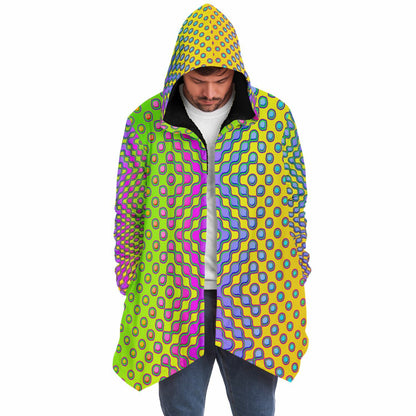 "Morphing Cycles Yellow" HOODED CLOAK