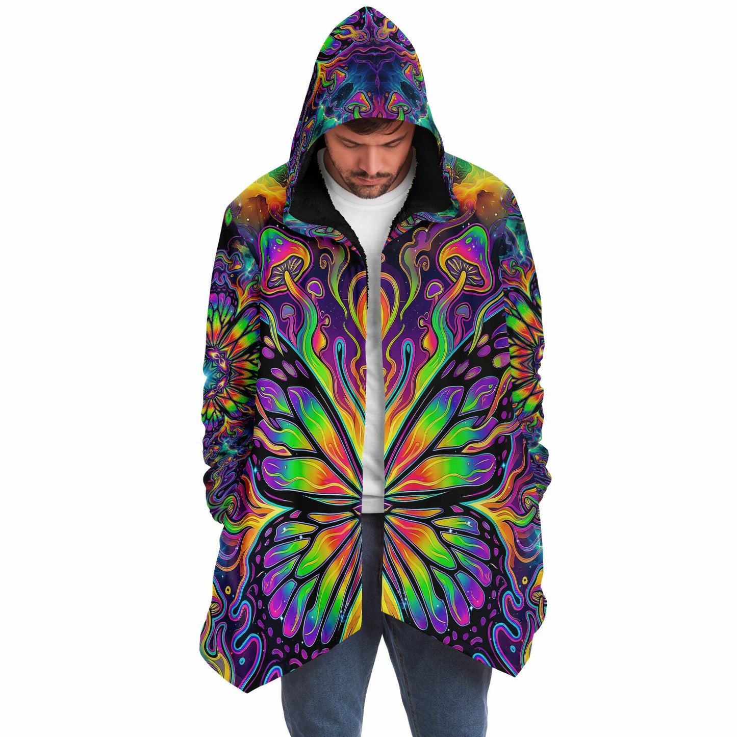"Fitteryflutterby" HOODED CLOAK