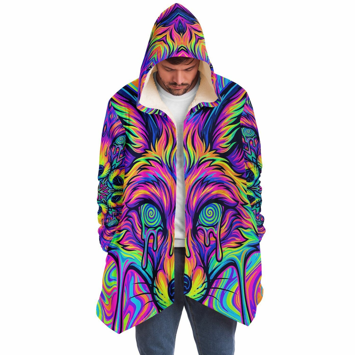 "Fox Hole" HOODED CLOAK