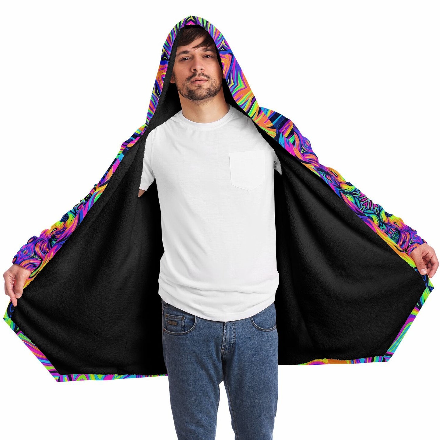 "Fox Hole" HOODED CLOAK
