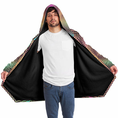 "Morphing Cycles Beach" HOODED CLOAK