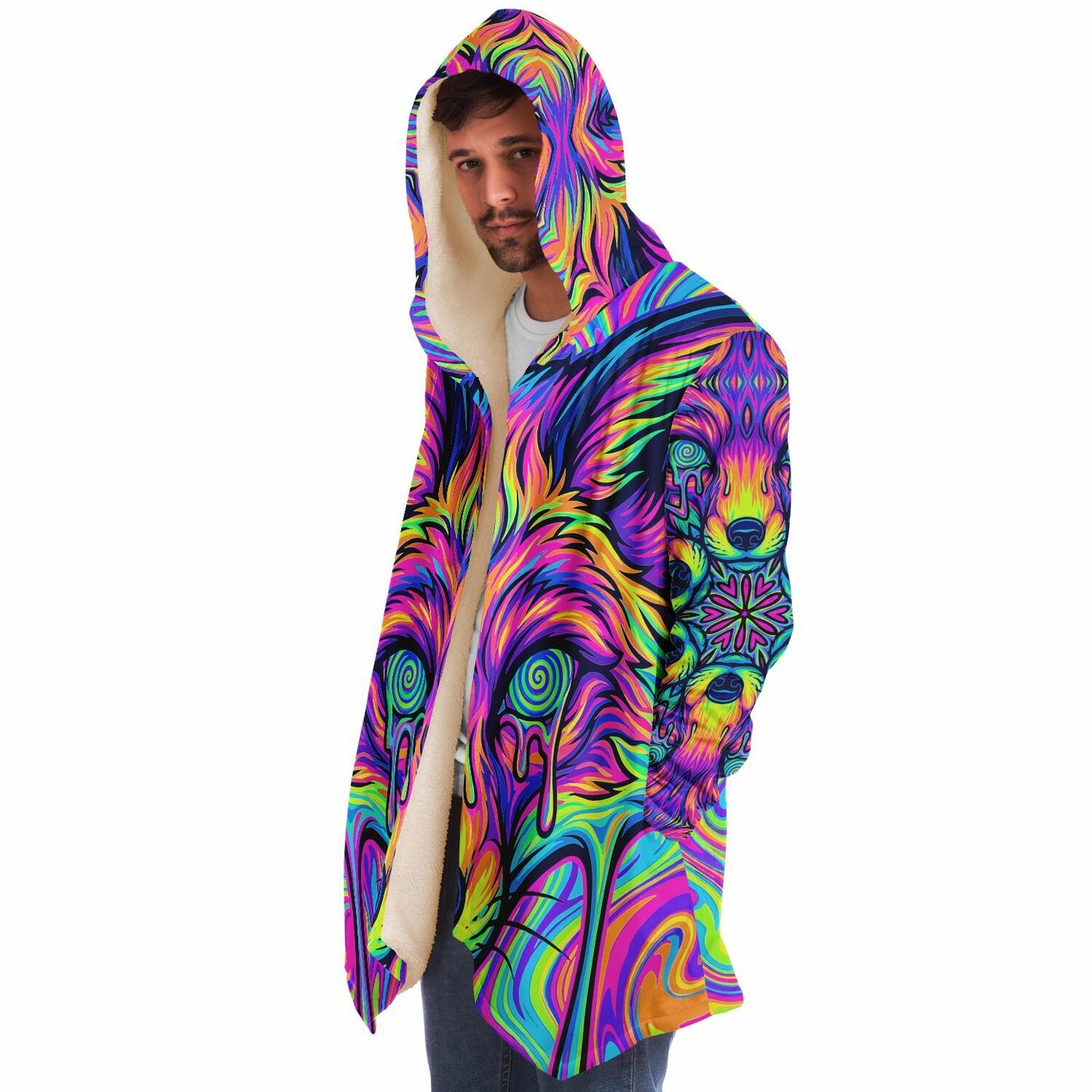 "Fox Hole" HOODED CLOAK