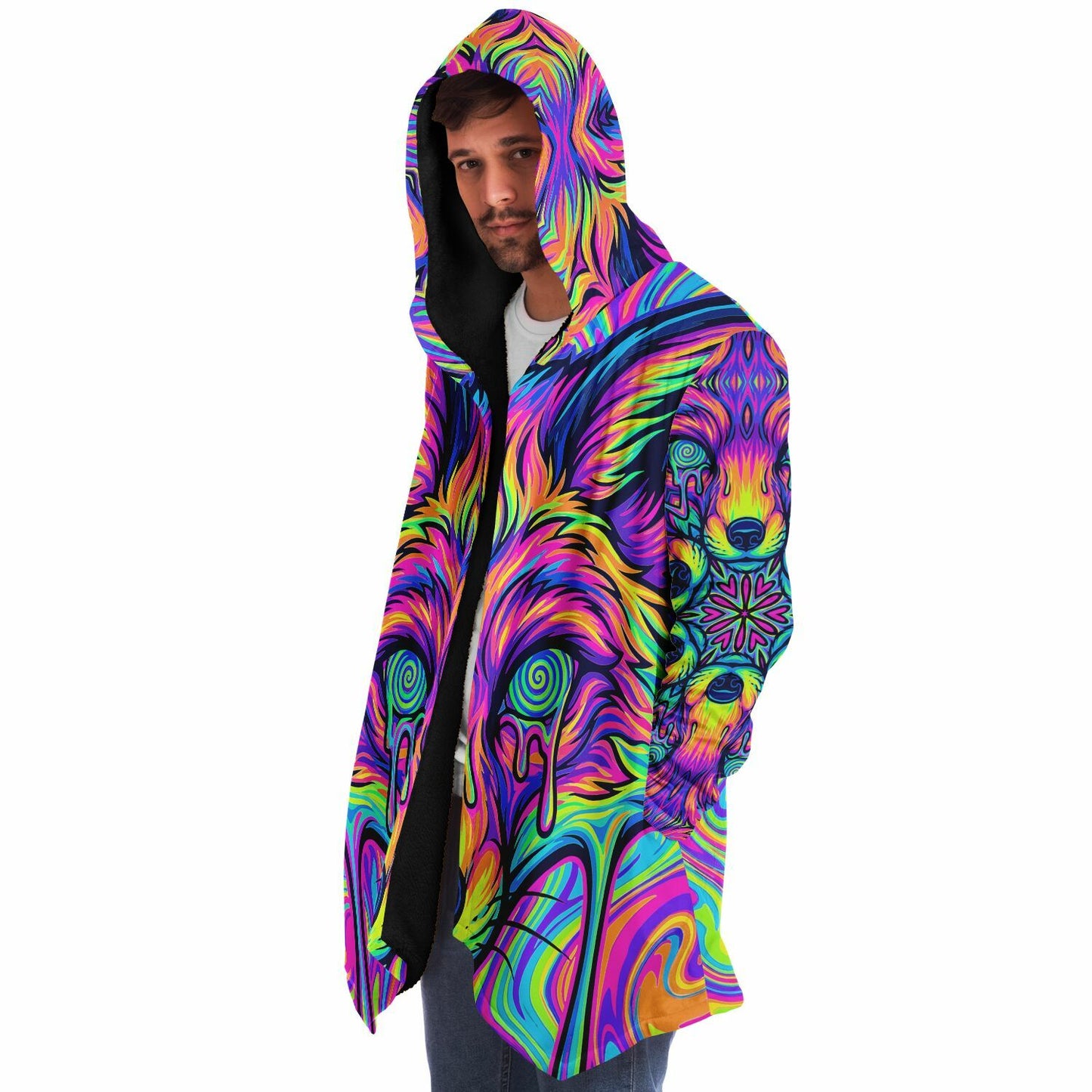 "Fox Hole" HOODED CLOAK