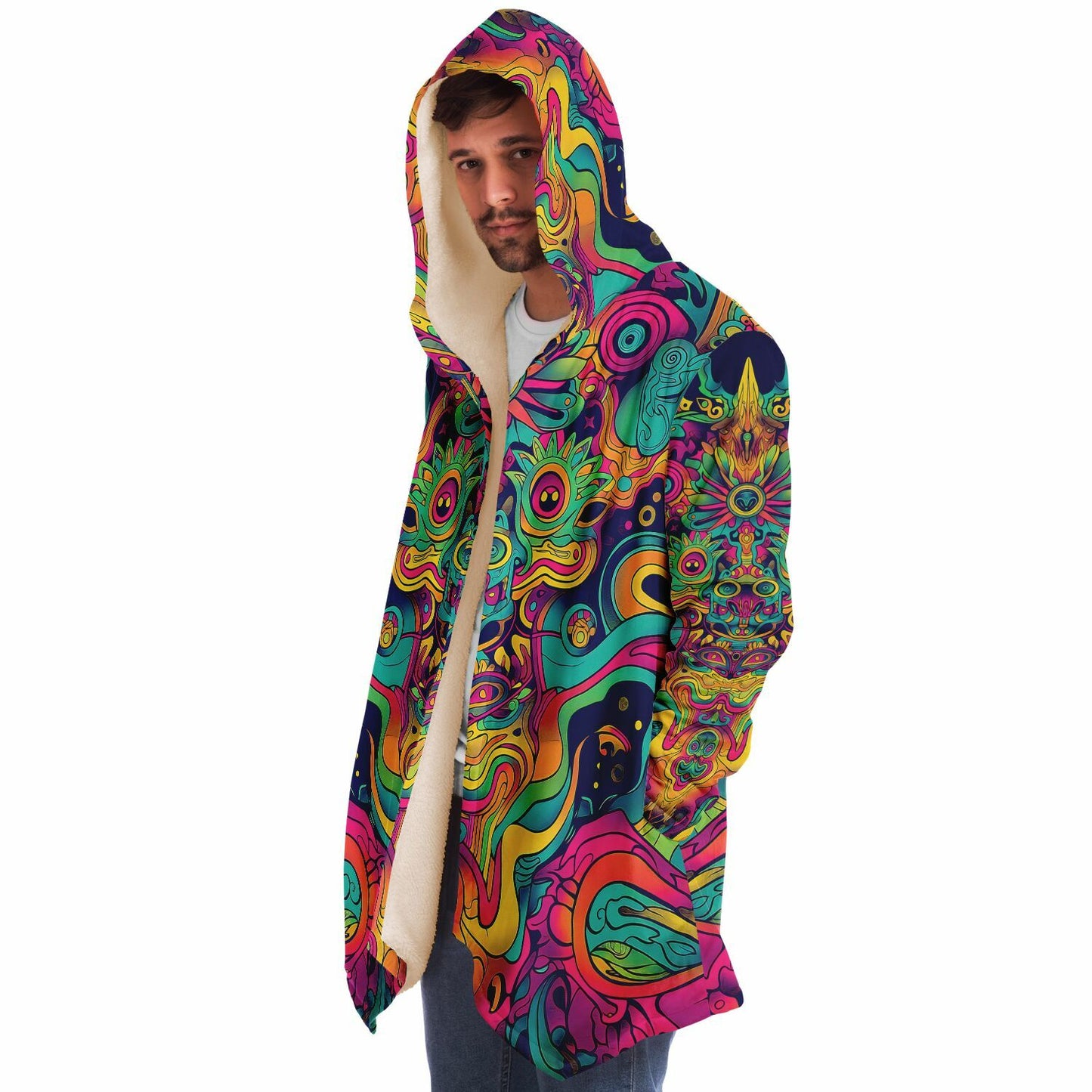 "Totem" HOODED CLOAK