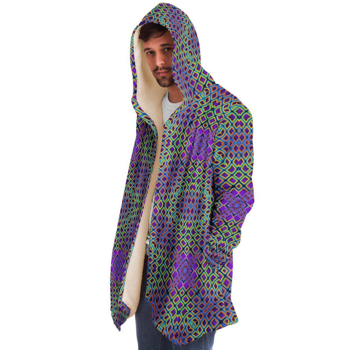 "Cymatic Surge" HOODED CLOAK