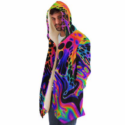 "Auroric Spill" HOODED CLOAK