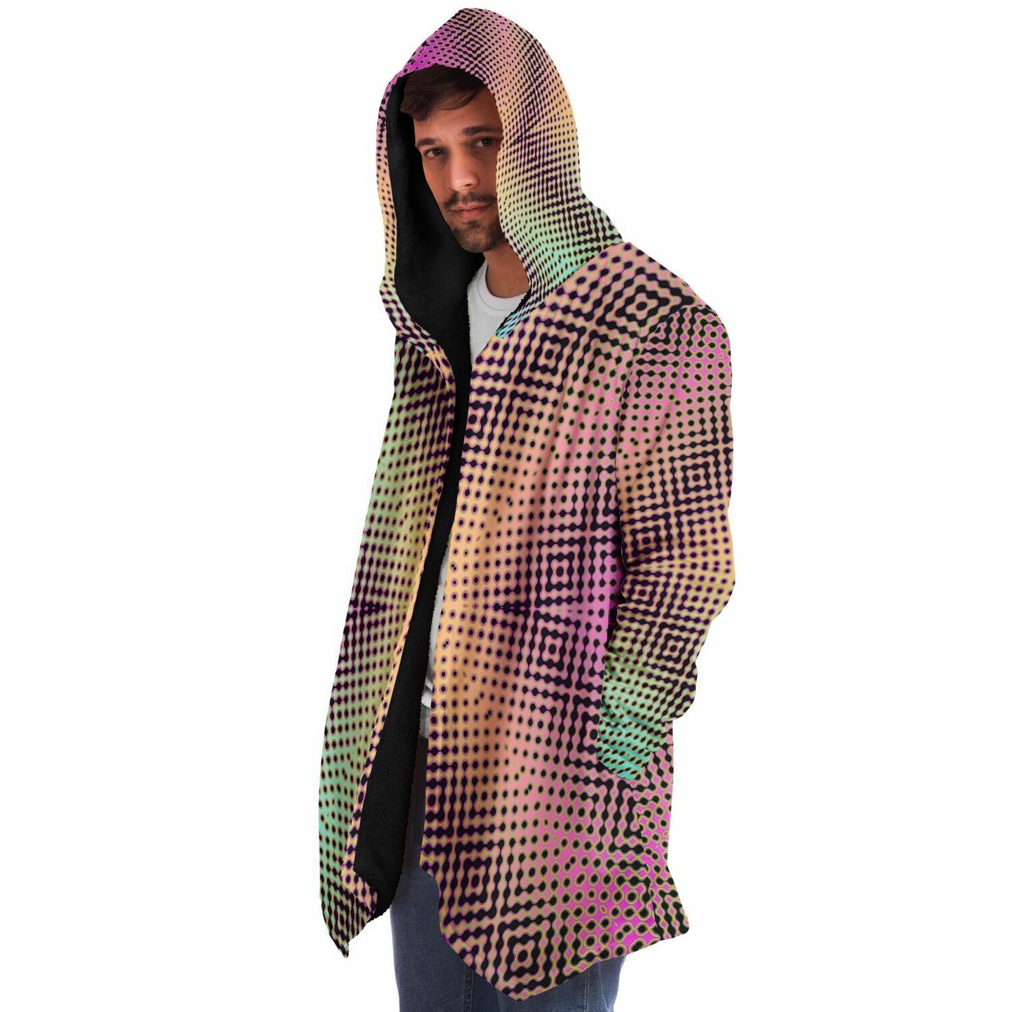 "Morphing Cycles Beach" HOODED CLOAK
