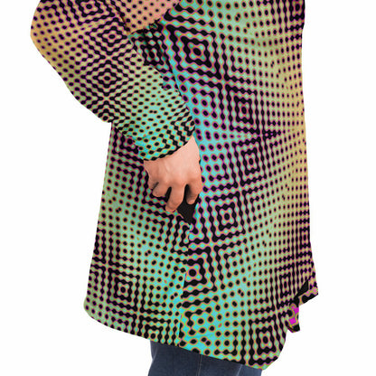 "Morphing Cycles Beach" HOODED CLOAK