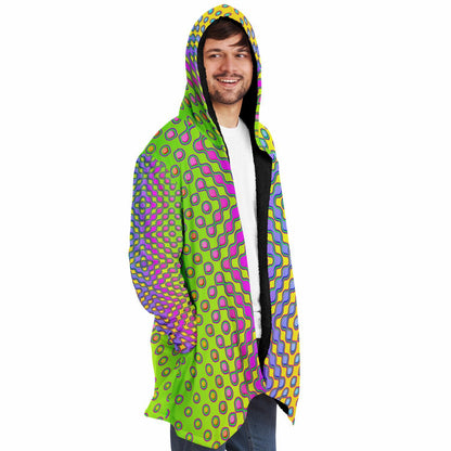 "Morphing Cycles Yellow" HOODED CLOAK