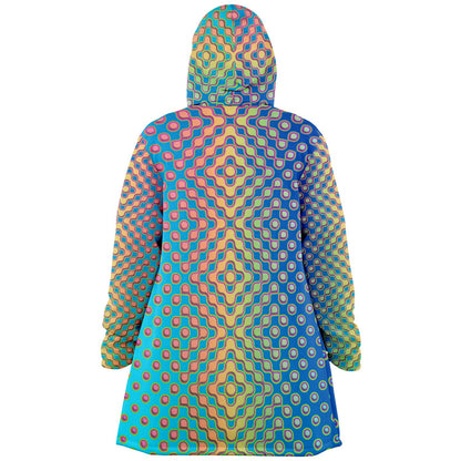 "Morphing Cycles Blue" HOODED CLOAK
