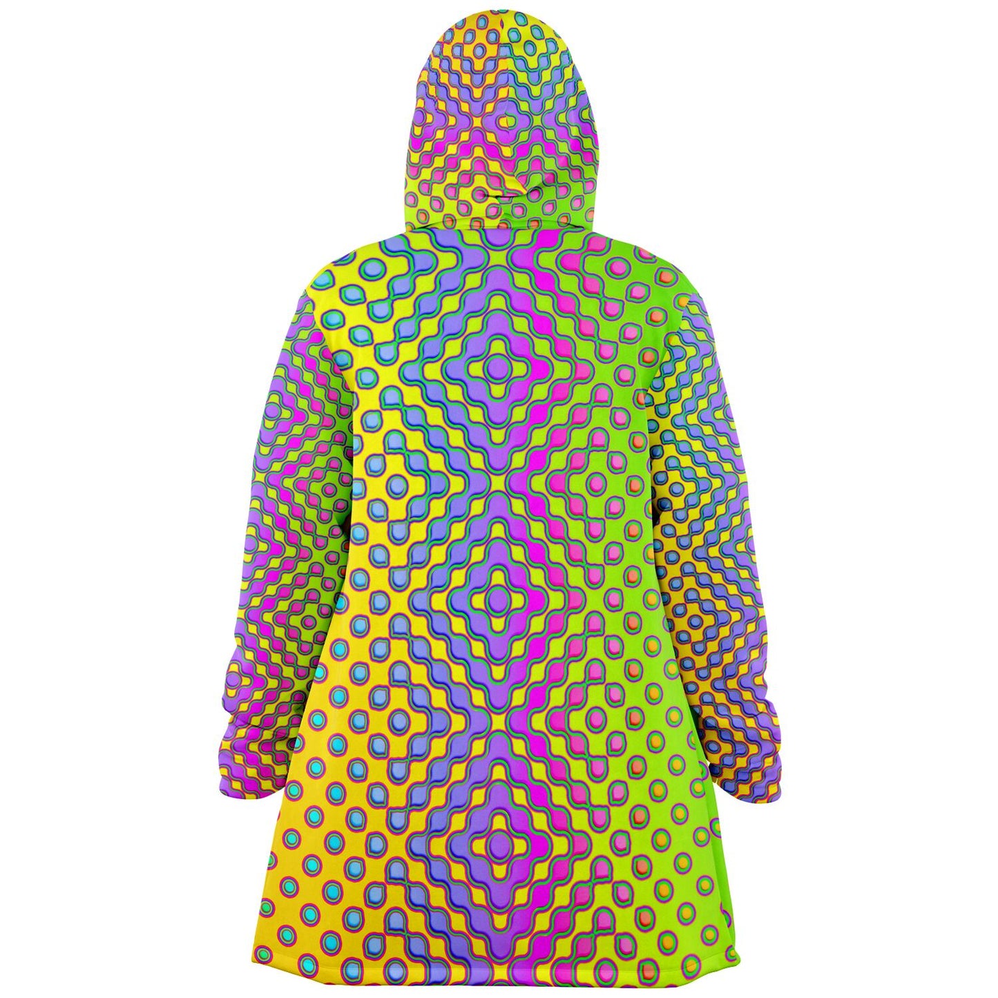 "Morphing Cycles Yellow" HOODED CLOAK