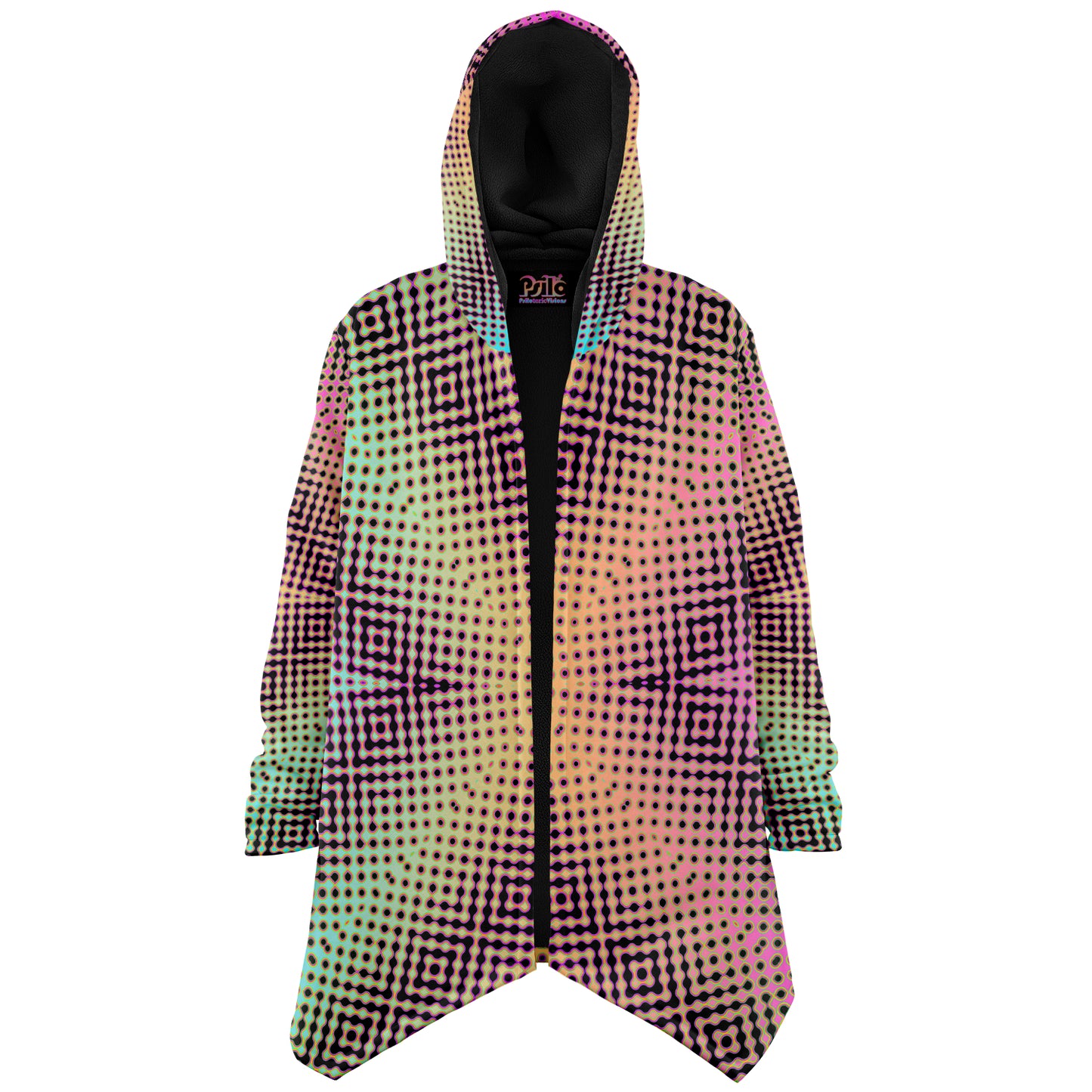 "Morphing Cycles Beach" HOODED CLOAK