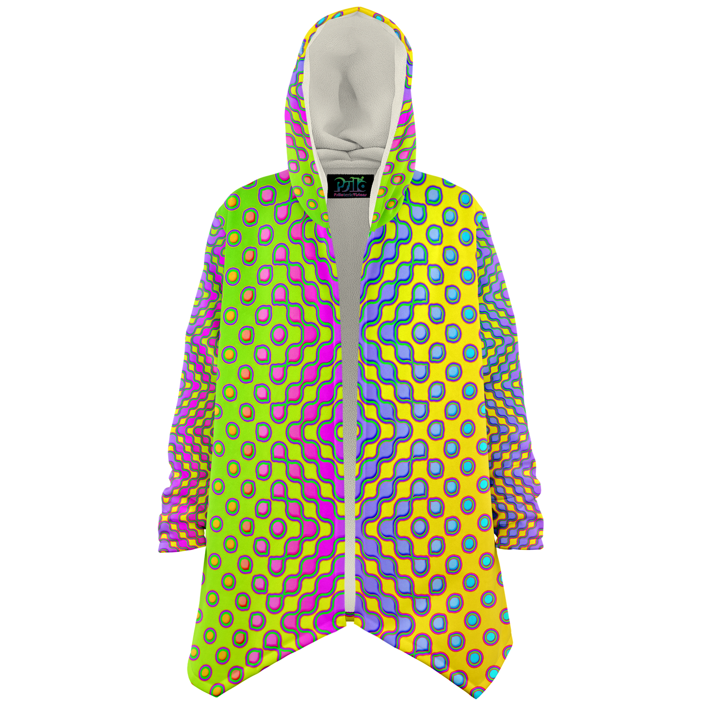 "Morphing Cycles Yellow" HOODED CLOAK
