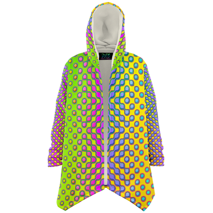 "Morphing Cycles Yellow" HOODED CLOAK