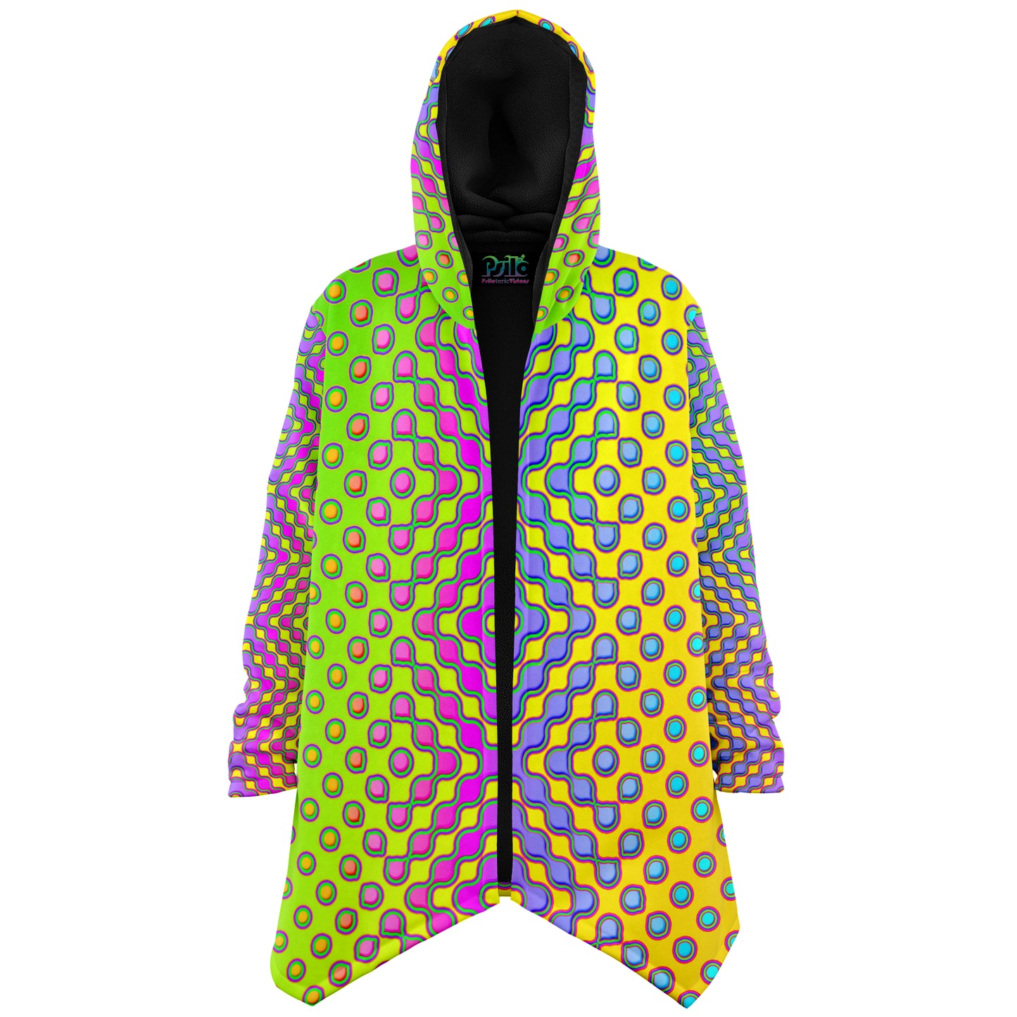 "Morphing Cycles Yellow" HOODED CLOAK