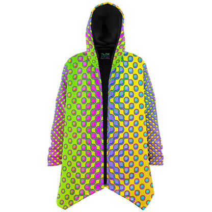 "Morphing Cycles Yellow" HOODED CLOAK