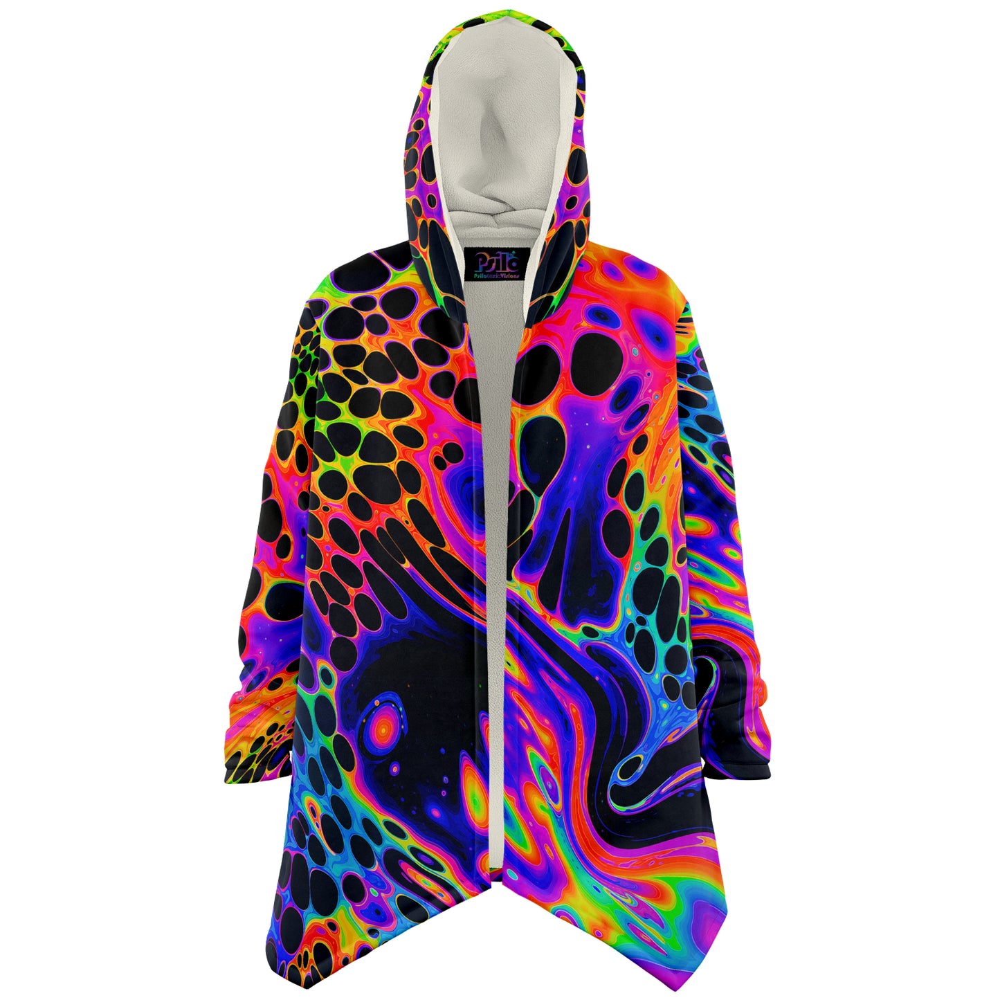 "Auroric Spill" HOODED CLOAK