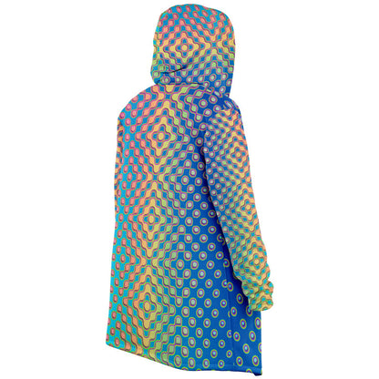 "Morphing Cycles Blue" HOODED CLOAK