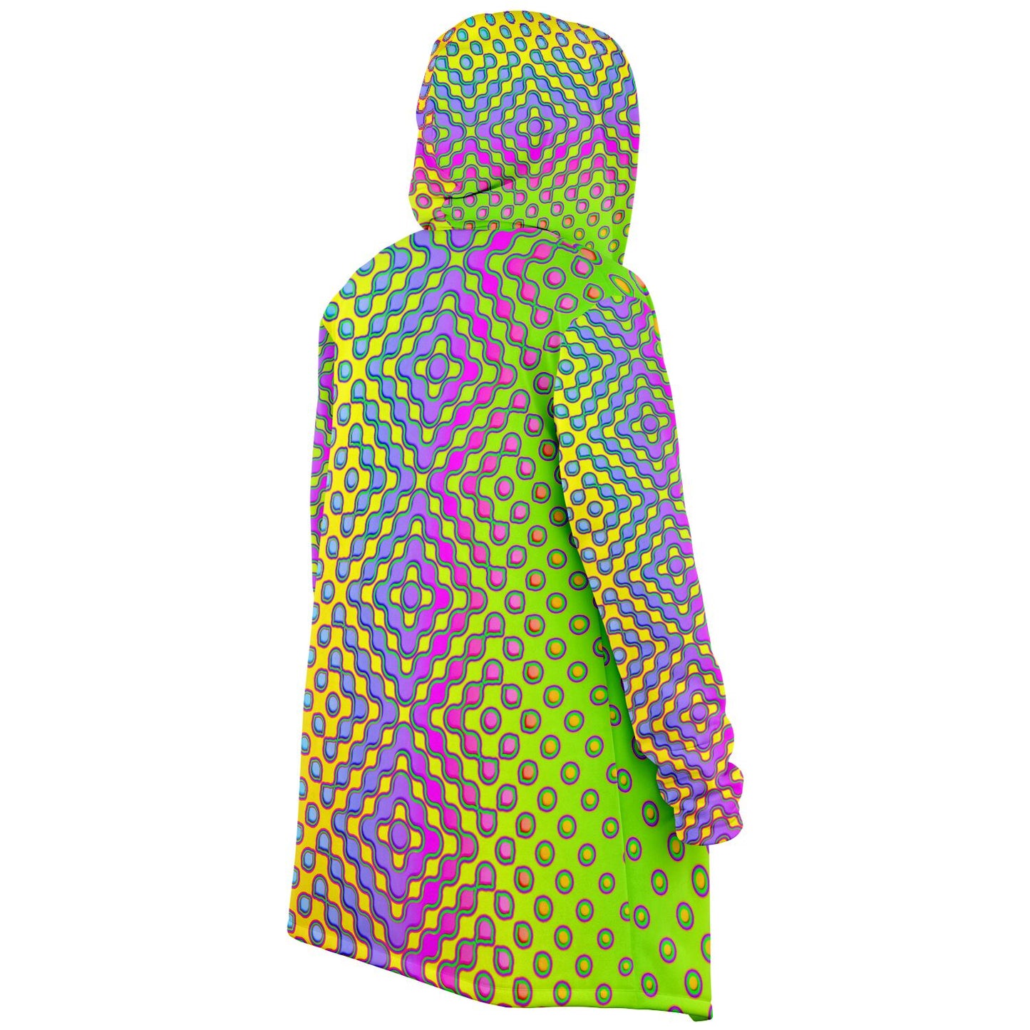 "Morphing Cycles Yellow" HOODED CLOAK