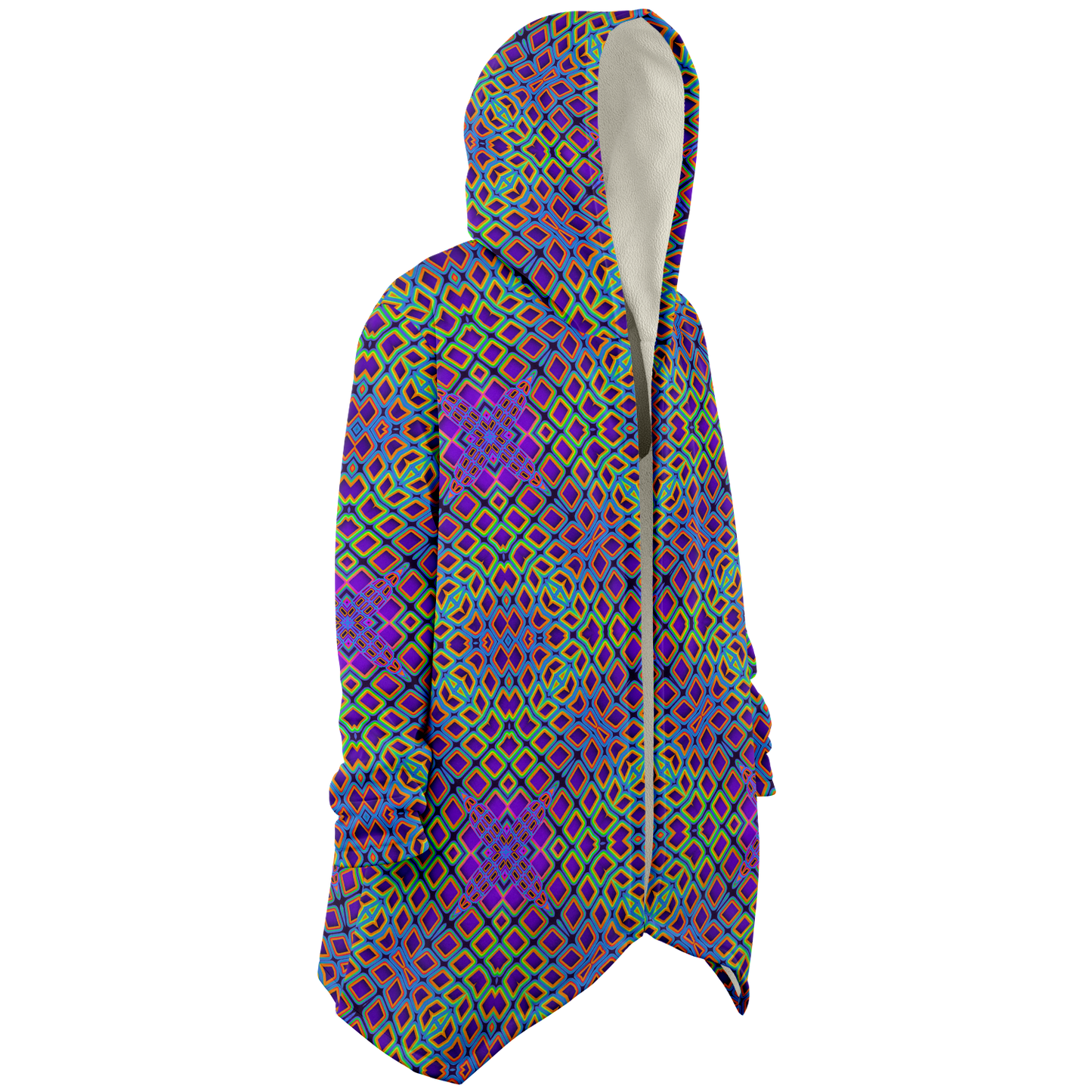 "Cymatic Surge" HOODED CLOAK
