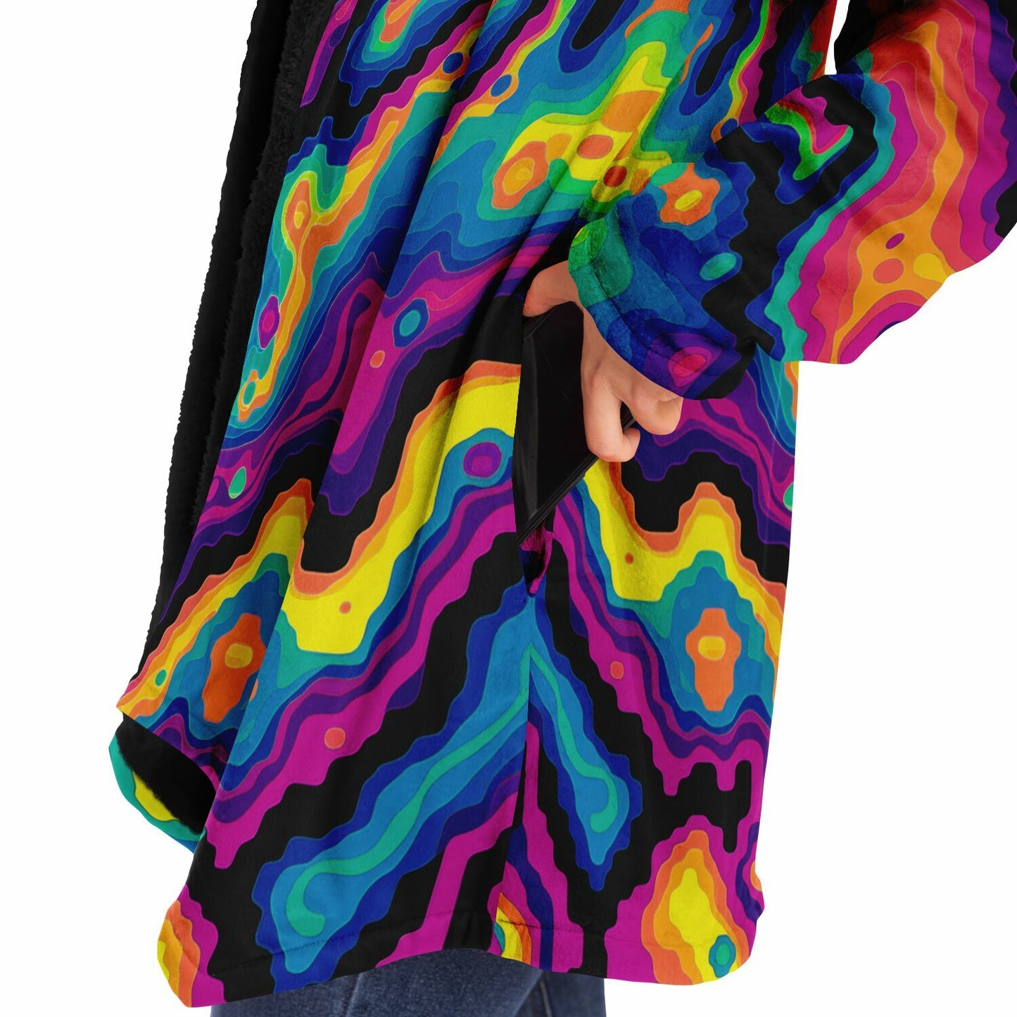 "Digiheat" HOODED CLOAK