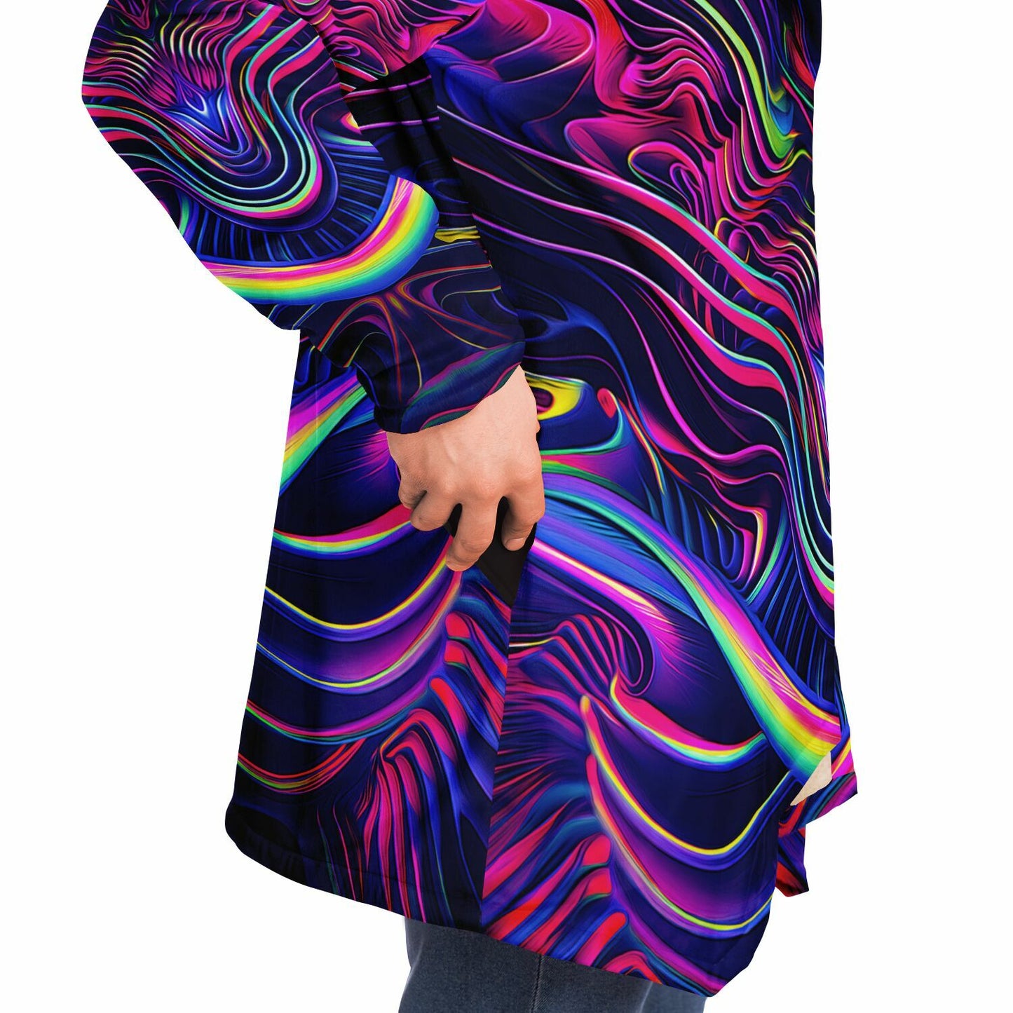 "The Neon Effect" HOODED CLOAK