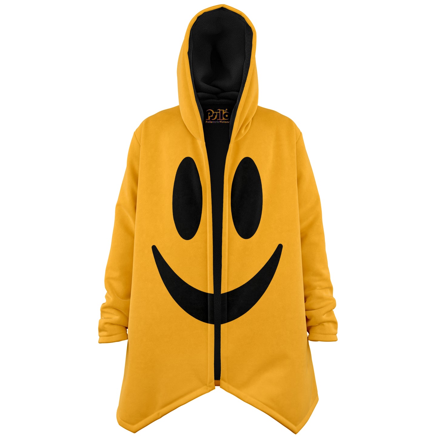 "Yellow Smiley" HOODED CLOAK