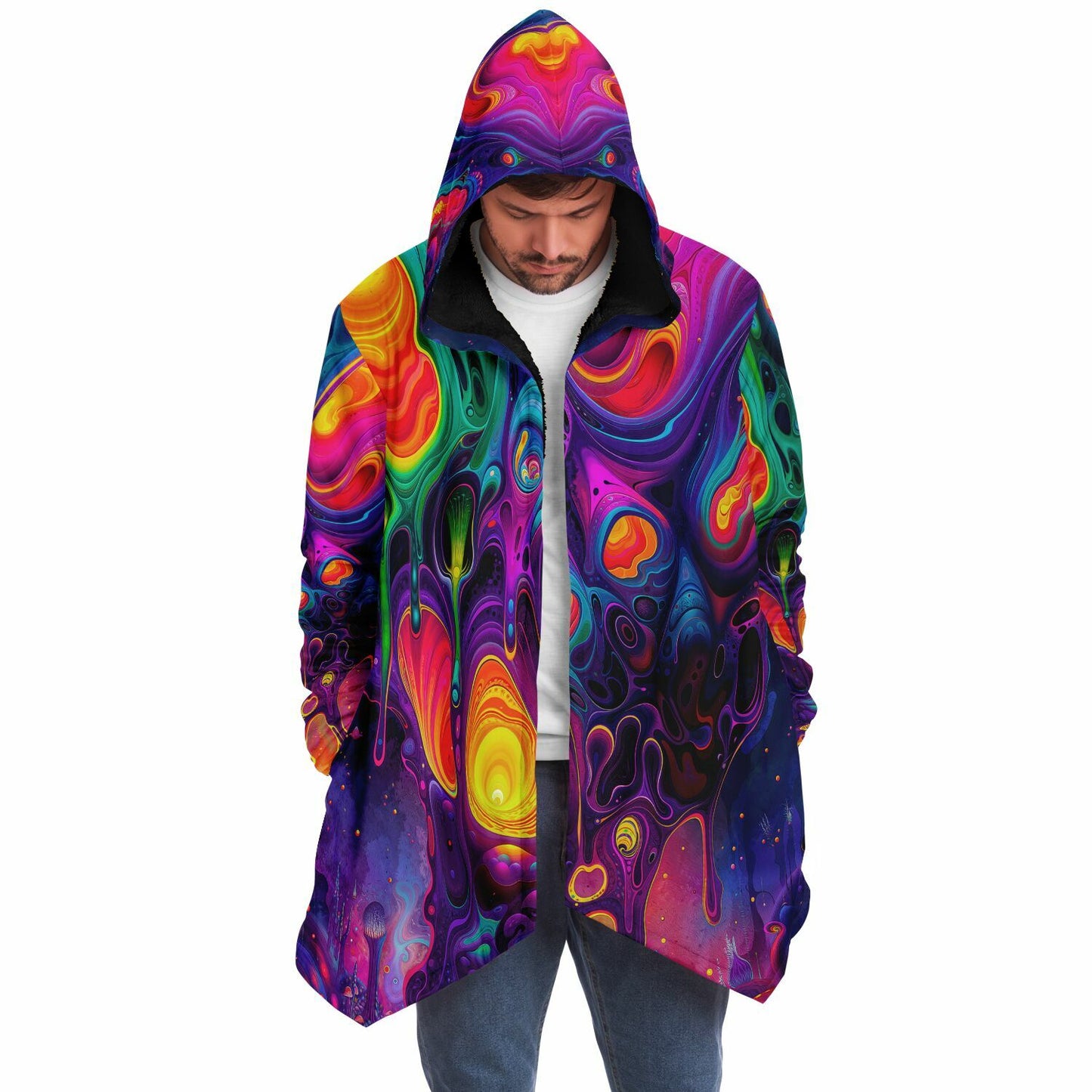 "Nebulon" HOODED CLOAK