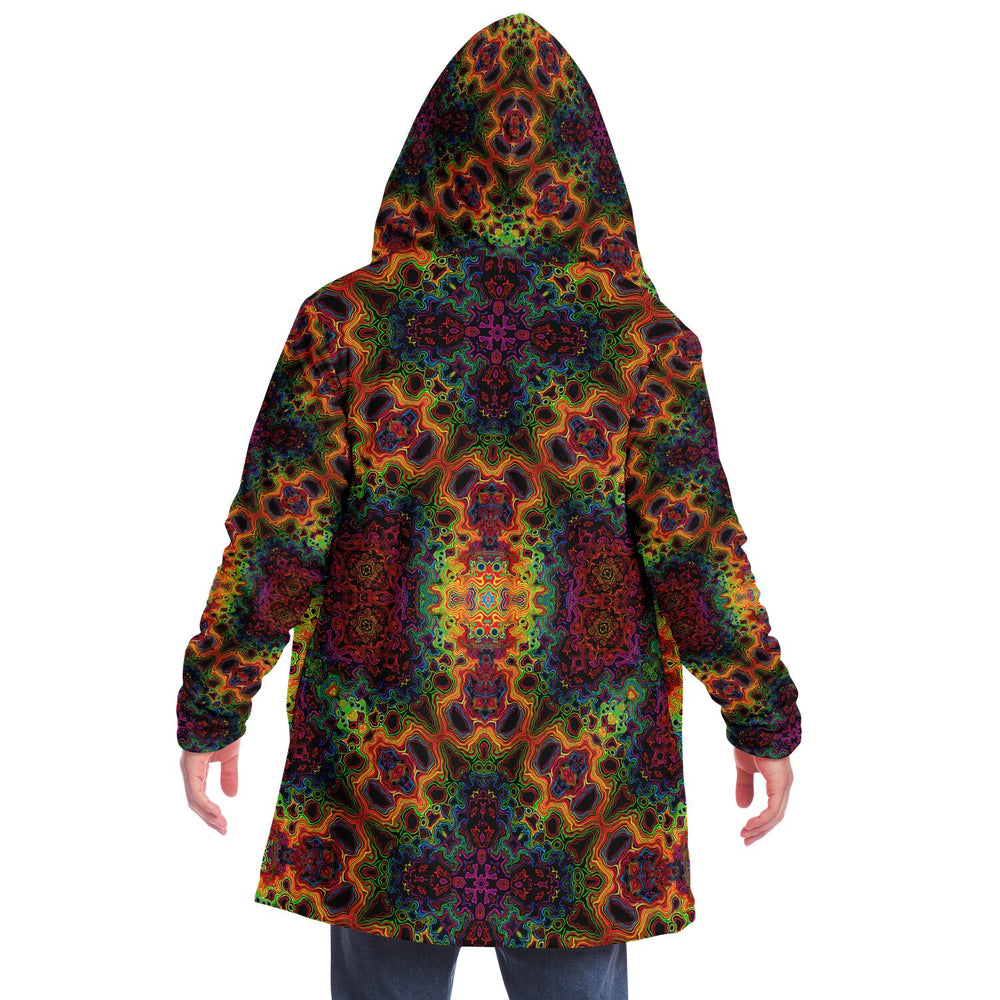 "Lysergic Burst" HOODED CLOAK