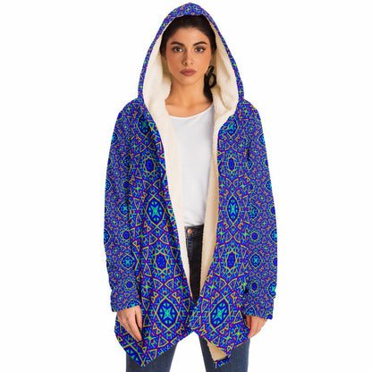 "Aztecia Pattern" HOODED CLOAK