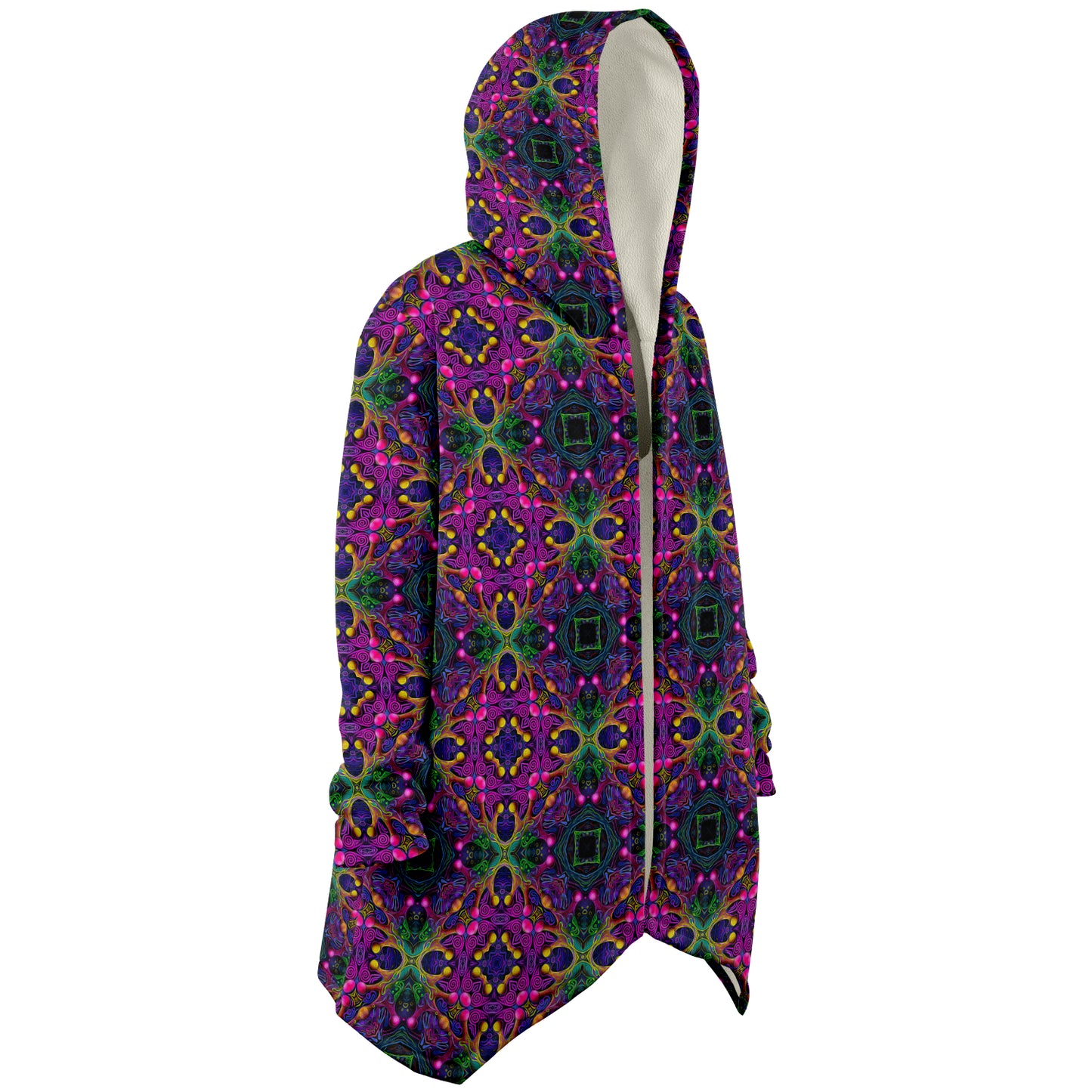 "Kiss Me Pattern" HOODED CLOAK