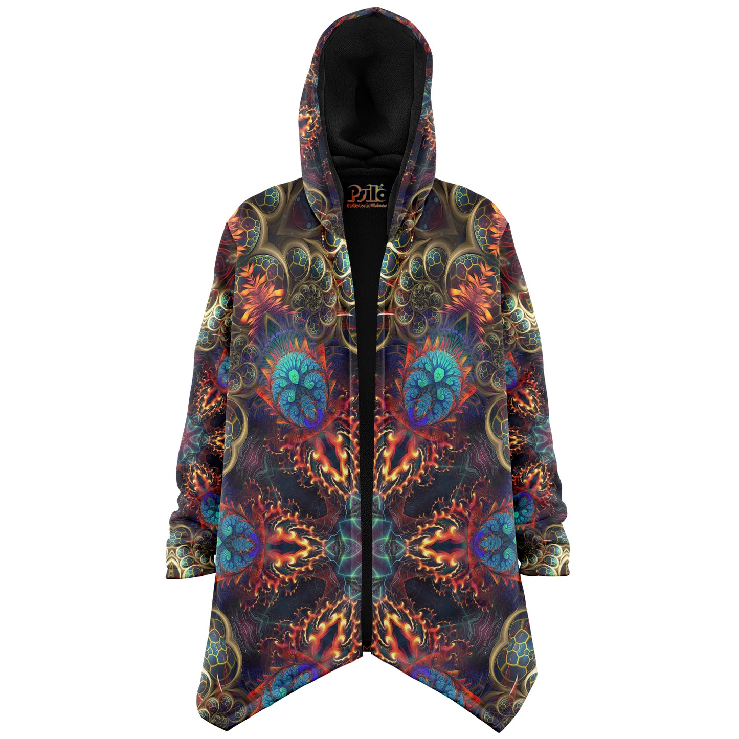 "Stimulous Mandala" HOODED CLOAK