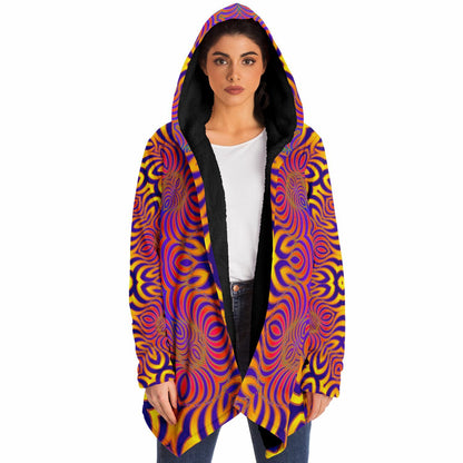 "Primordial Swirl" HOODED CLOAK