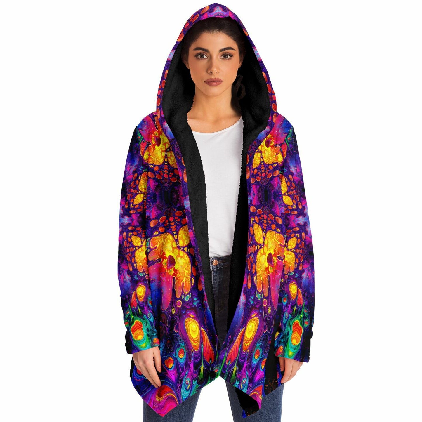 "Nebulon Burst" HOODED CLOAK