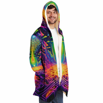 "Maze of Life" HOODED CLOAK