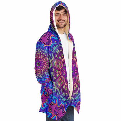 "7th Dimensional Star" (White) HOODED CLOAK