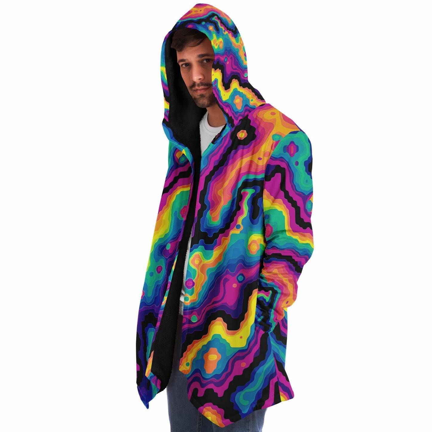 "Digiheat" HOODED CLOAK